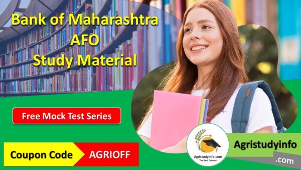 Bank of Maharashtra – AFO Study Material With Free Mock Test Series