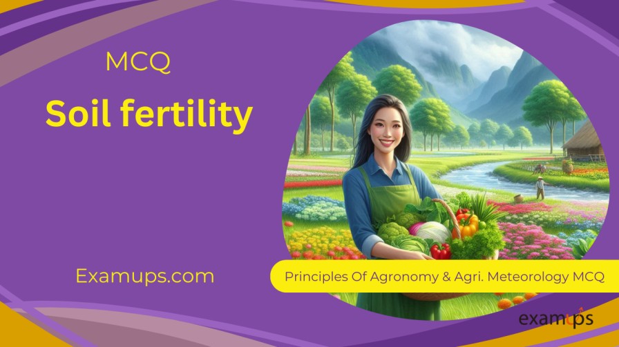 MCQs on Soil fertility