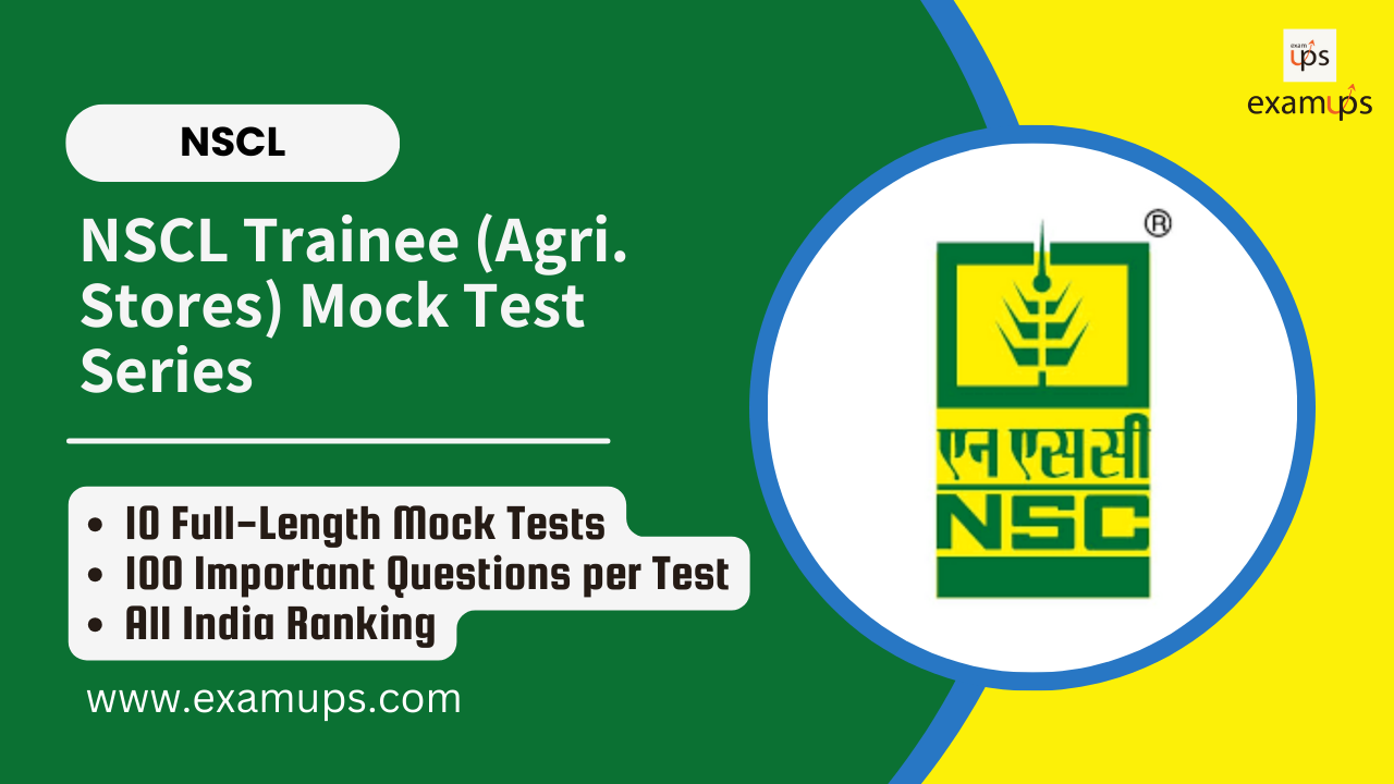 NSCL Trainee (Agri. Stores) Mock Test Series