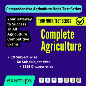 Complete Agriculture Subject-Wise Mock Test Series (1500 Tests) 