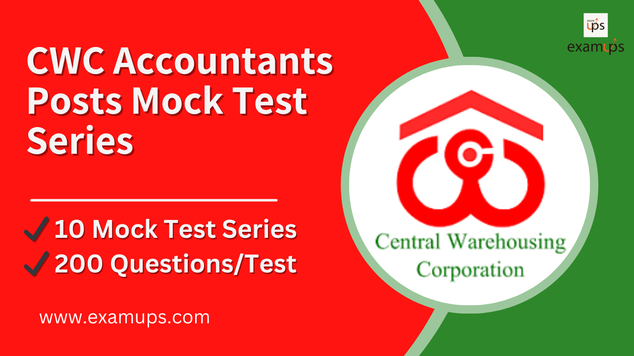 CWC Accountants Posts Mock Test Series 2024-25