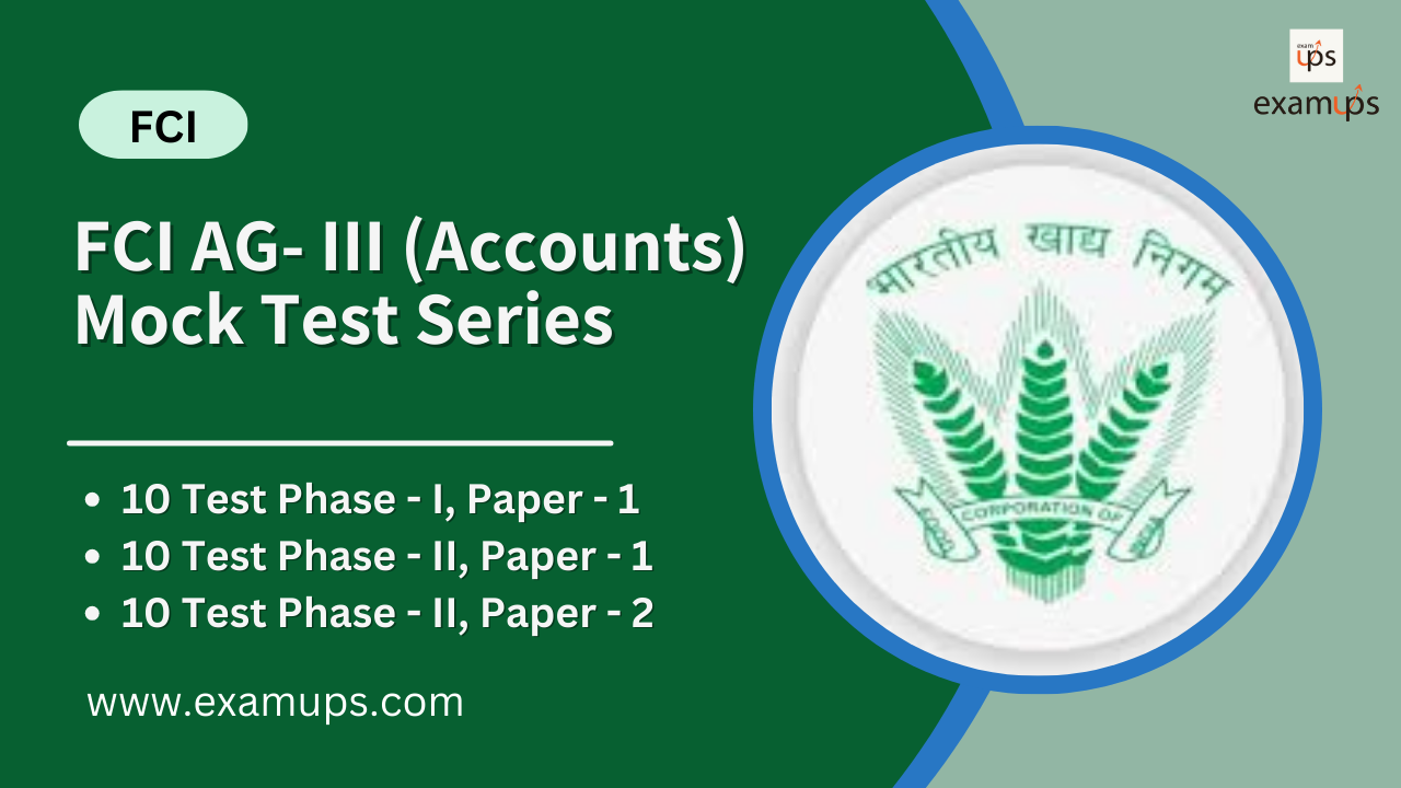 FCI AG- III (Hindi) Mock Test Series