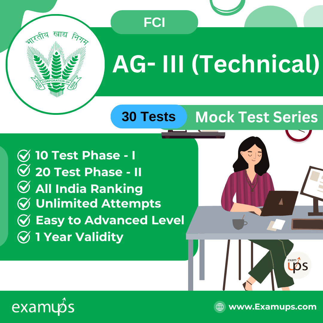 FCI AG- III (Technical) Mock Test Series