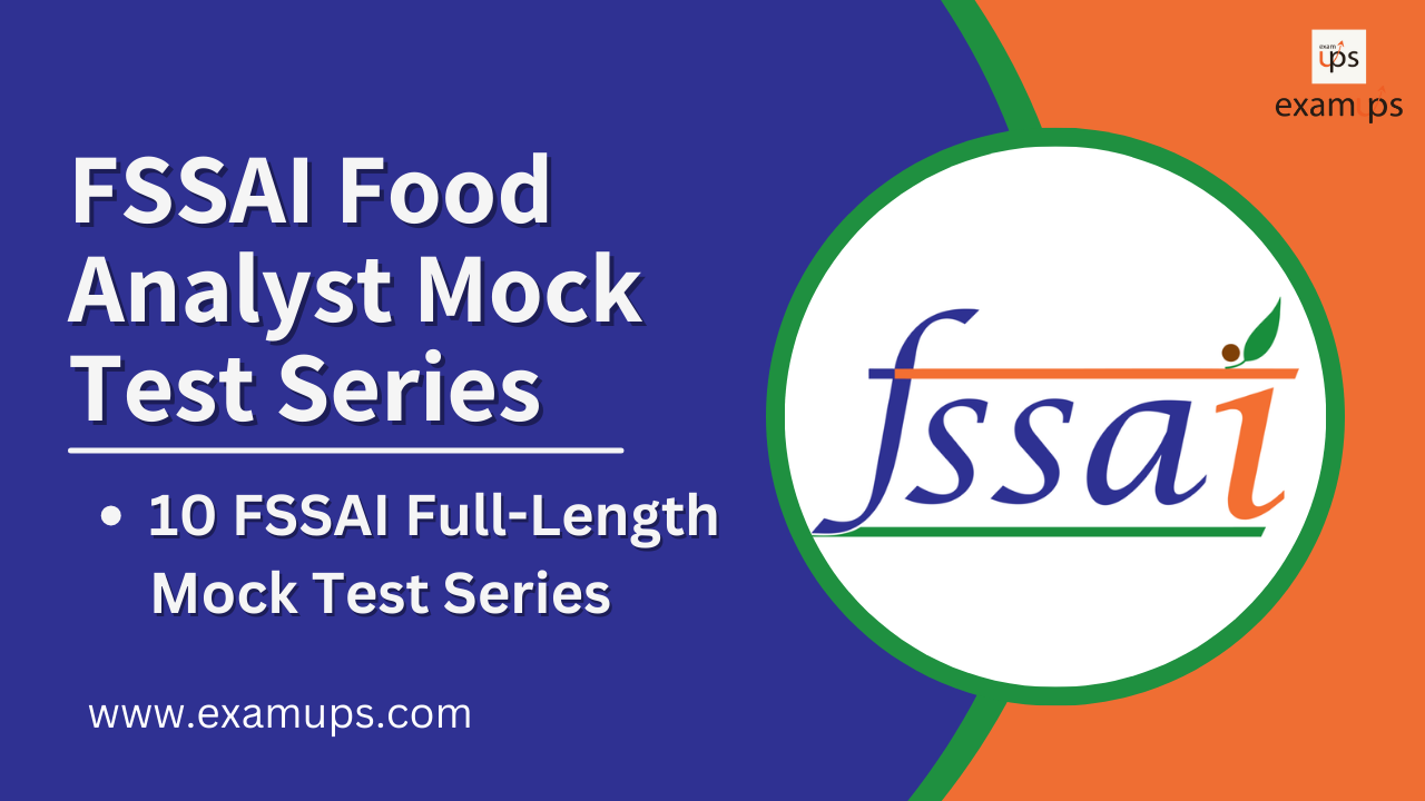 FSSAI Food Analyst Mock Test Series