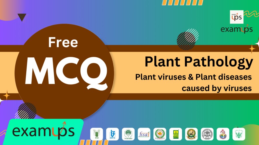 MCQ on Plant viruses & Plant diseases caused by viruses