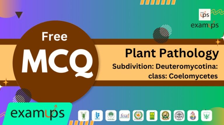 MCQ on Subdivition: Deuteromycotina: class: Coelomycetes (Sphaeropsidales), class:  Hyphomycetes (Hyphomycetales, Agonomycetales)