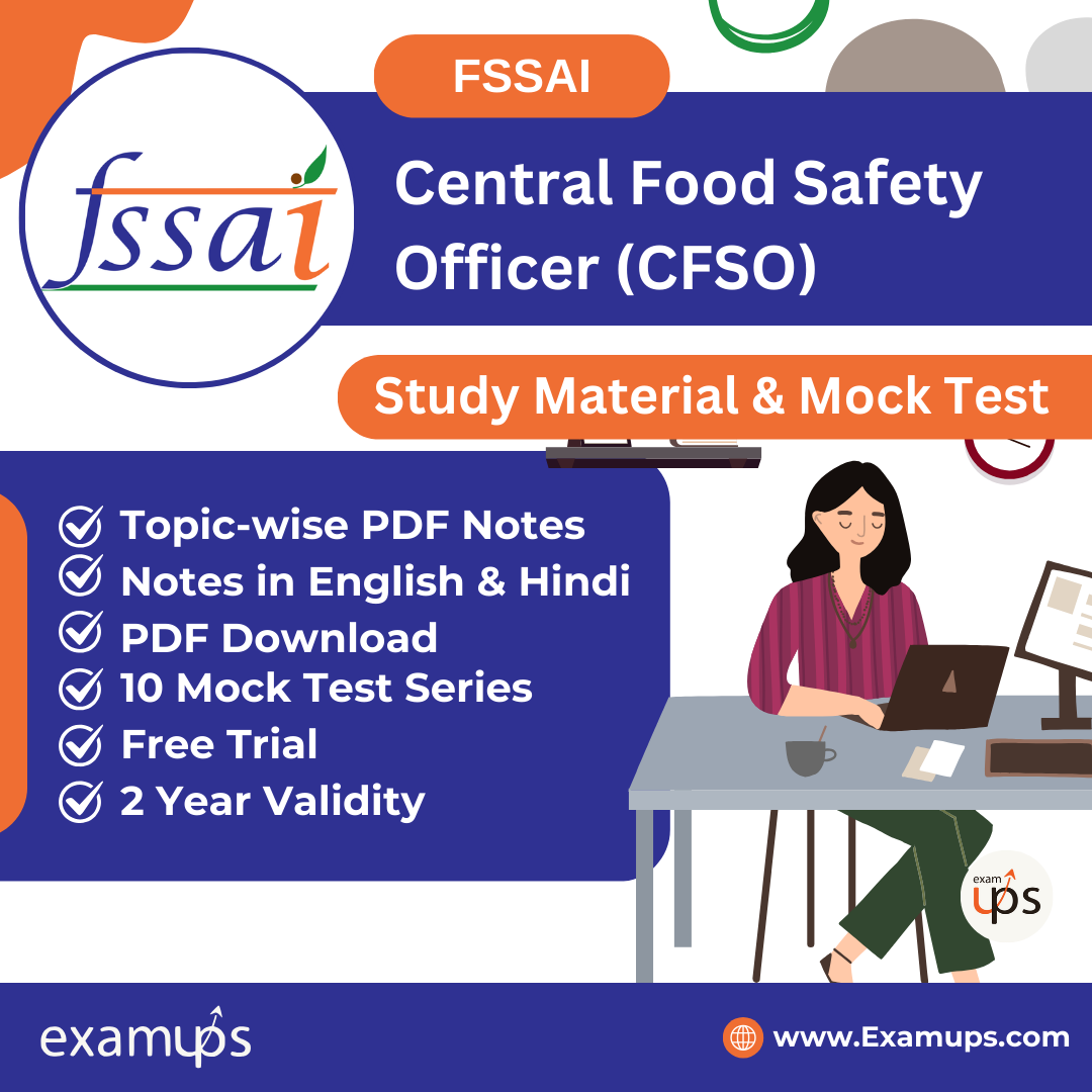 FSSAI Central Food Safety Officer Study Material & Mock Test Series