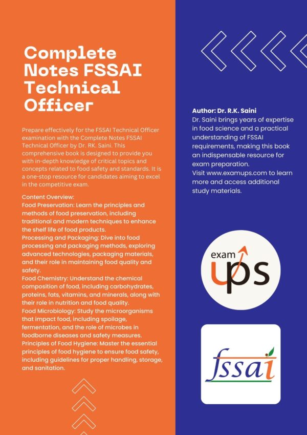 FSSAI Technical Officer Notes in English PDF Download - Image 5