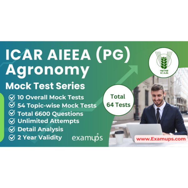 ICAR AIEEA (PG) Agronomy Mock Test Series