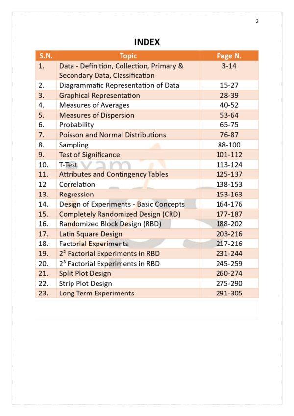 Agriculture Statistics Notes, Q&A, MCQ Pdf Download - Image 3