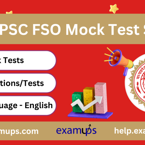 MPPSC FSO Mock Test Series (10 Full-Length)