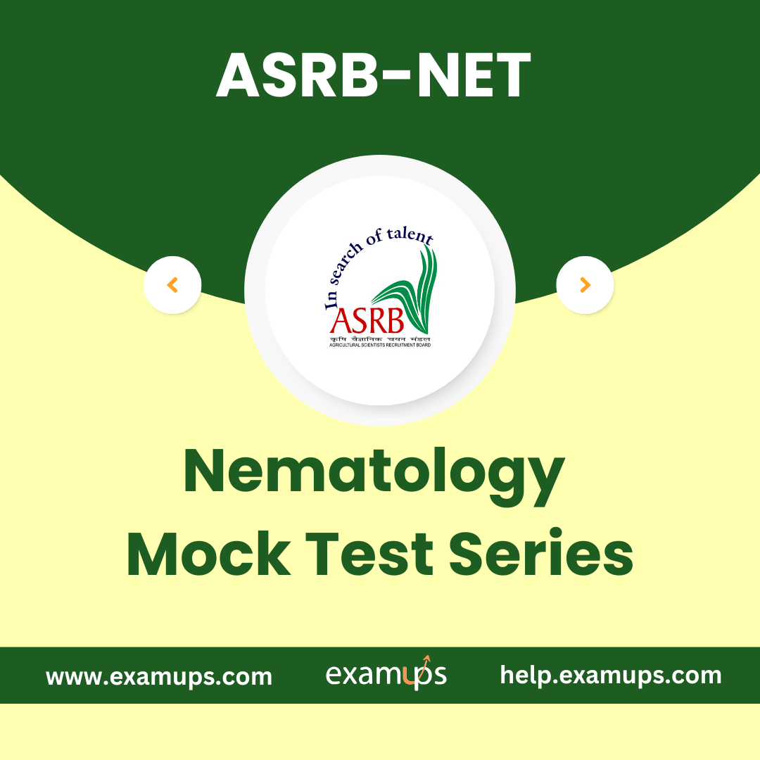 ASRB-NET Nematology Mock Test Series