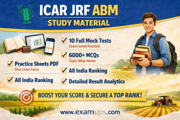 ICAR JRF ABM Study Material – Complete Notes, Mock Test Series & Practice Resources