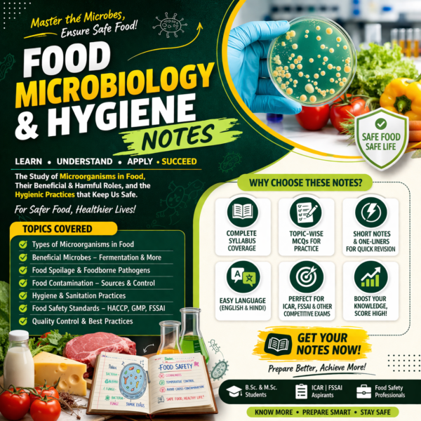 Food Microbiology and Hygiene Notes