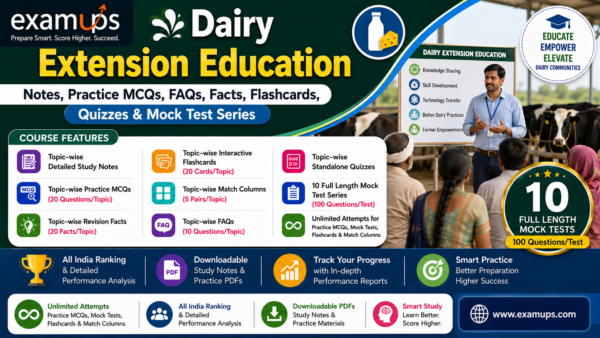 Dairy Extension Education - Topic Wise FAQs