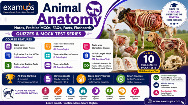 Animal Anatomy - Topic Wise FAQs