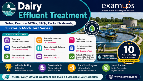 Dairy Effluent Treatment - Topic Wise FAQs