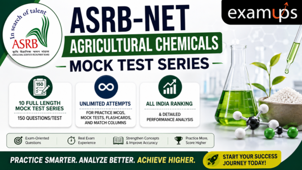 ASRB-NET Agricultural Chemicals Mock Test Series