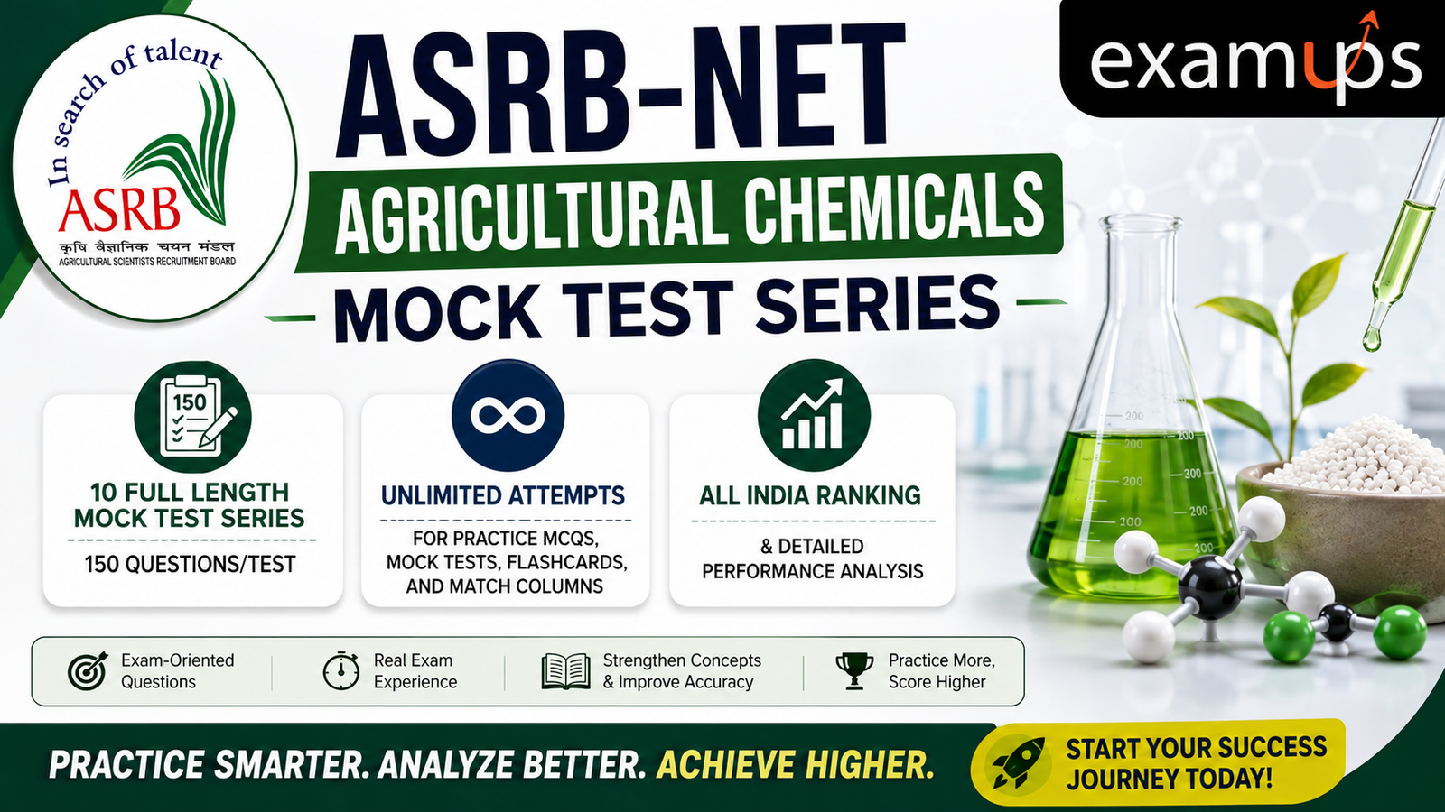 NET Agricultural Chemicals Mock Test Series